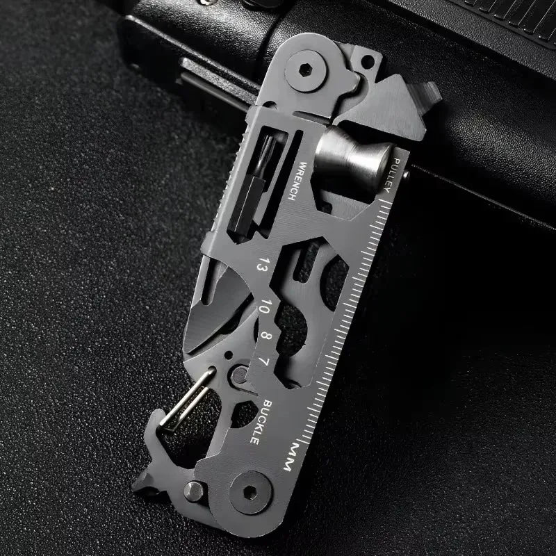 Multifunctional EDC Tool Card Folding Scissor Knife Outdoor Camping Gear