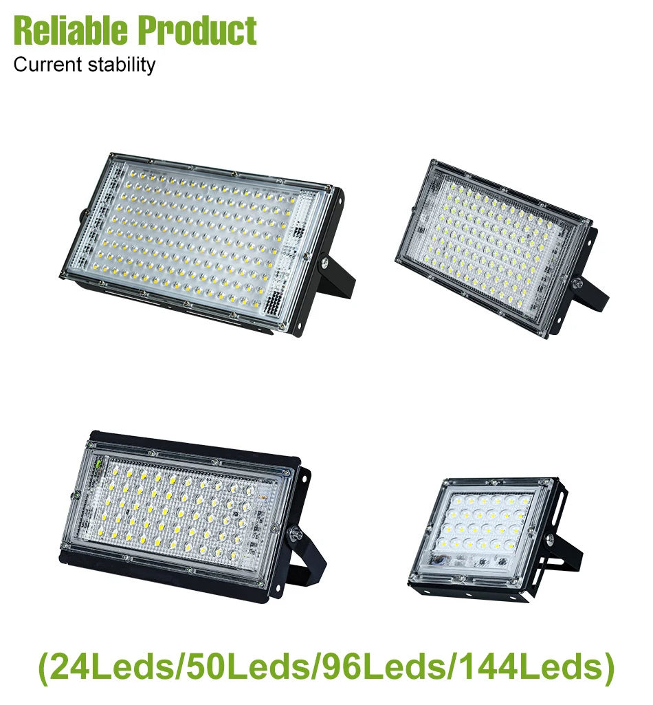 200W Outdoor LED Floodlight Super Bright 220V Waterproof Street Lamps Garden Backyard Commercia Exterior Wall Mount Lighting