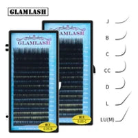 Colored Lashes Eyelash Extensions C/D/L/LU(M) Curl Mix 8-15mm Natural Soft Individual Green/Blue/Brown/Purple/Pink Eyelashes