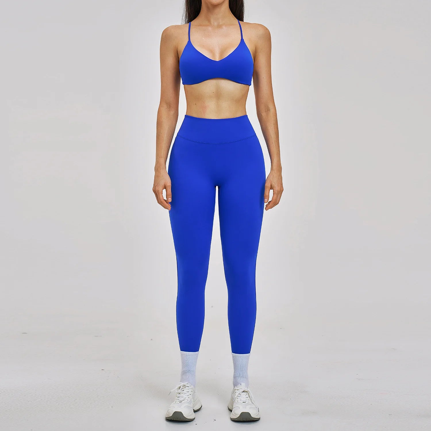Yoga Set 2PCS Women's Clothes Sports Outfits Fitness Tracksuit Gym Shockproof Workout Clothing Female Fitness Suit Athletic Wear
