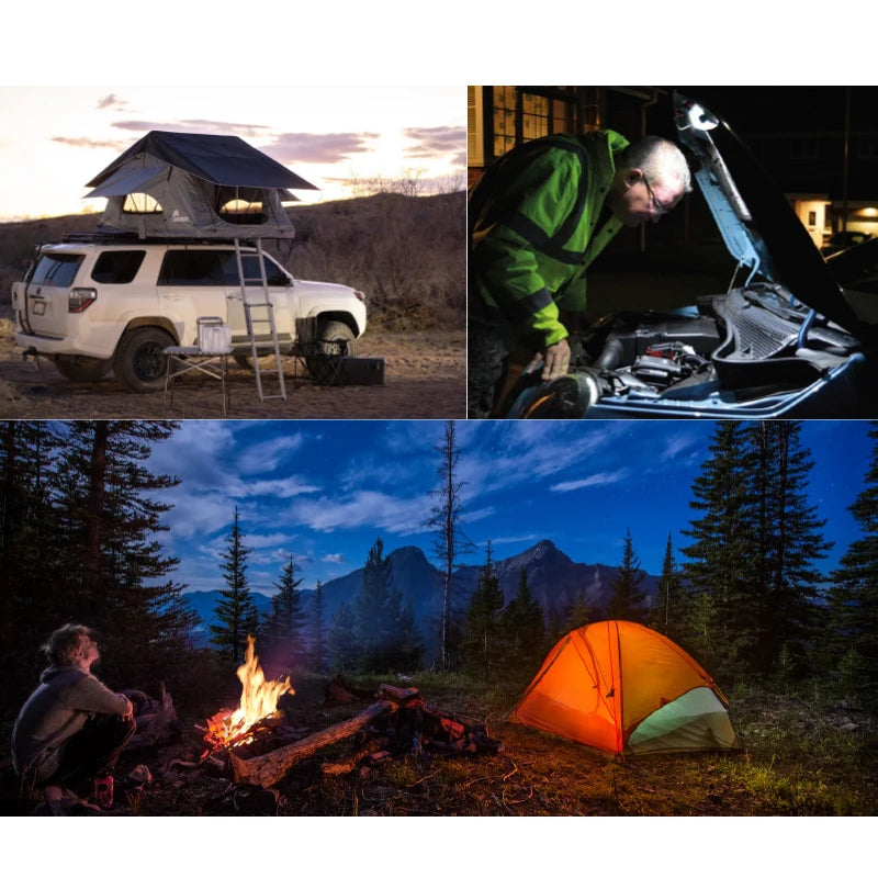 Outdoor camping lights large area lighting portable emergency lights picnic long-lasting magnetic work lights