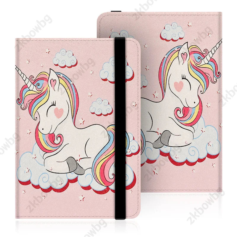 Universal Case for Kindle 4 Kindle 5 D01100 K4 K5 K4S K4B 2012 2014 Kindle 7th Voyage Paperwhite 4 3 2 1 Ebook Cute Case Cover