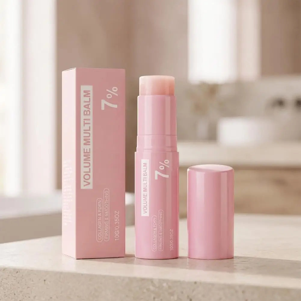 PDRN Pink Collagen Volume Multi Balm 5% 7% Volufiline Facial Eye Neck Plumping Moisturizing Stick Non-greasy Hydrating Skin Care