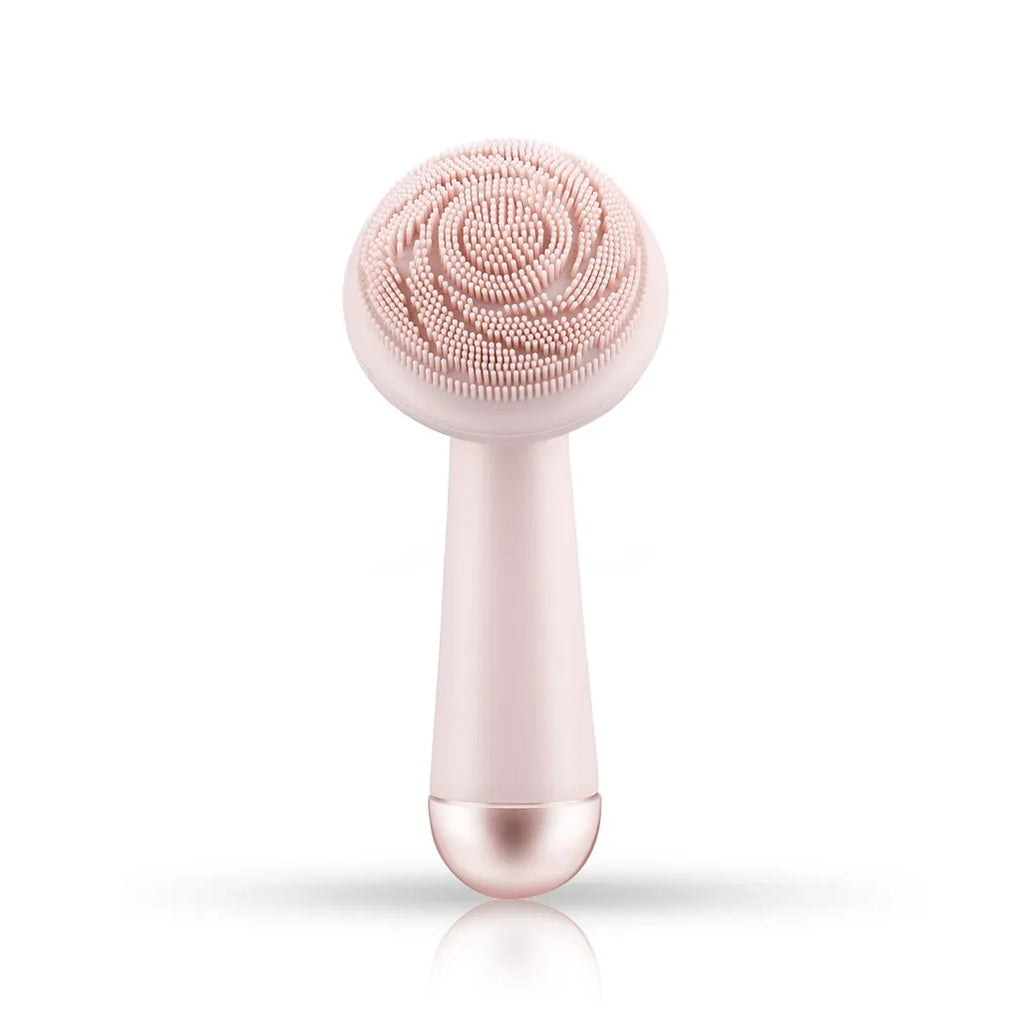 Electric Facial Brush Silicone Vibration Cleaner Waterproof Skin Care Machine Rechargeable Beauty Tool