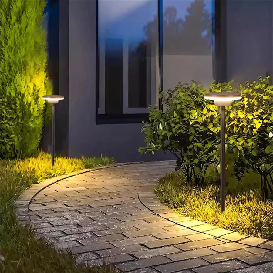 60/80CM Outdoor Pathway Bollard Lighting Waterproof Courtyard Garden Lawn Lamps LED Villa Landscape Fence Path Post Light