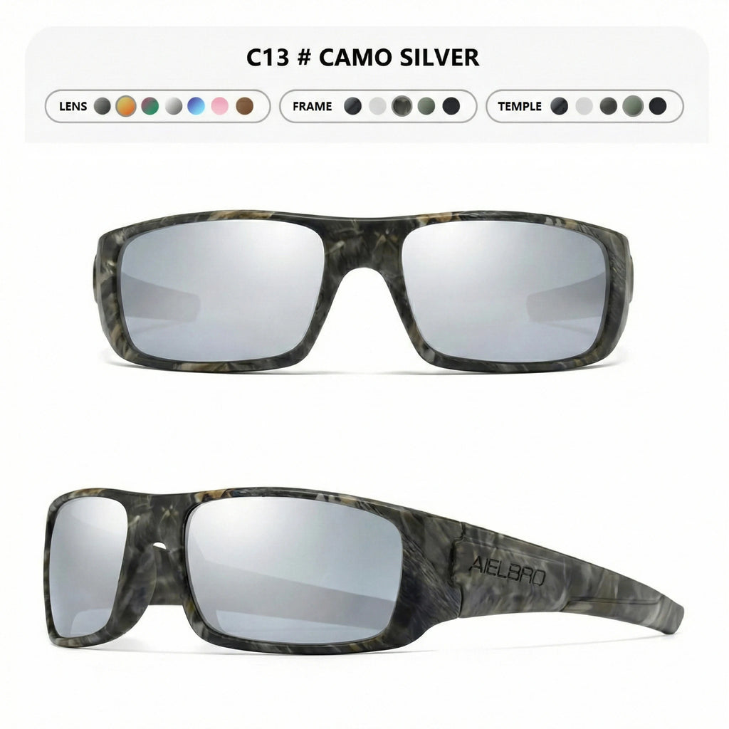 4PCS Sun Glasses – Unisex Square Frames with UV400 Lens, Perfect for Driving, Golf, Fishing All-Weather Outdoor Activities