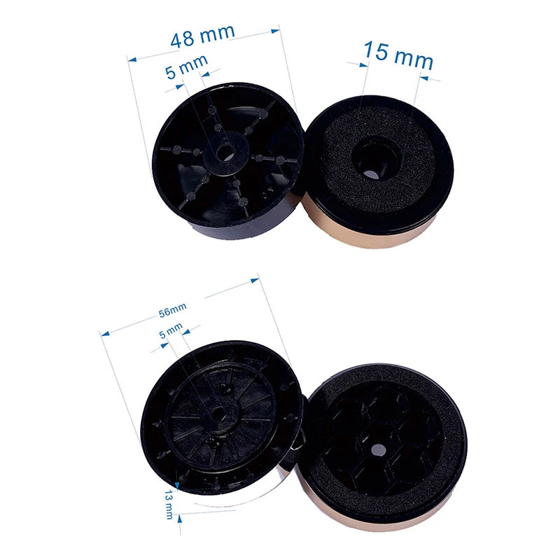 4pcs/lot Speaker Spikes Stand Feets Audio Active Speakers Repair Parts Accessories DIY For Home Theater Sound System