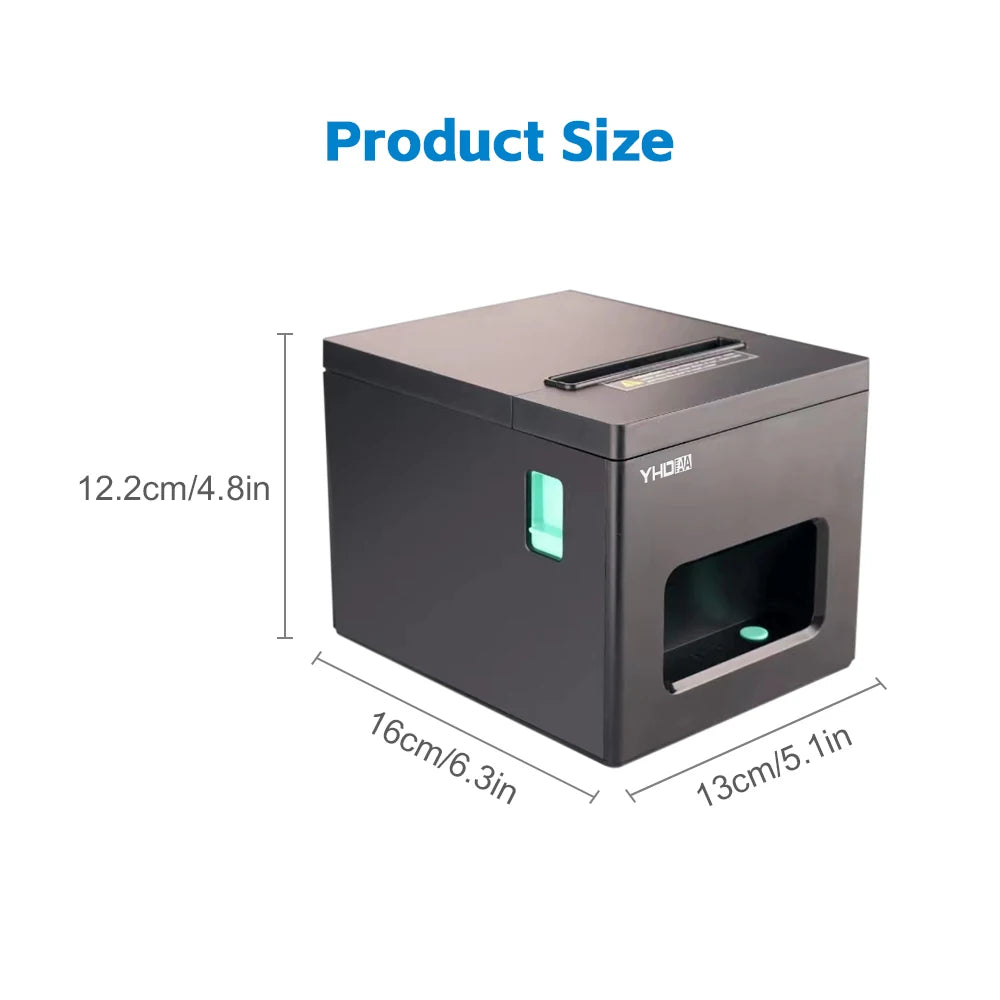 Thermal Receipt Printer CE ROHS Multi-Interface 80mm POS Thermal Ticket Printer with Auto Cutter