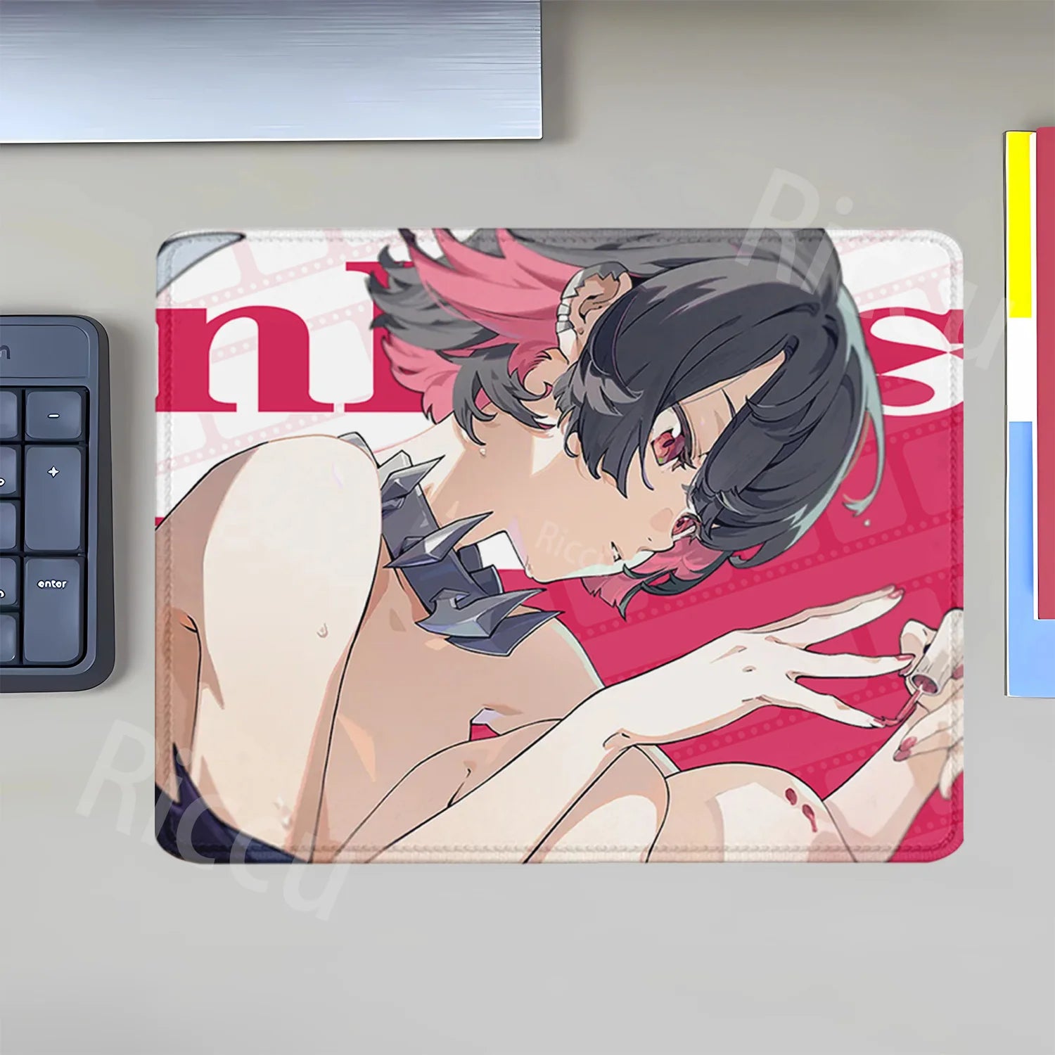 Mouse Pad Zenless Zone Zero Vivian Hoshimi Miyabi Ellen Joe Small Size Mousepad ZZZ Office accessories overlock teclado Desk Mat