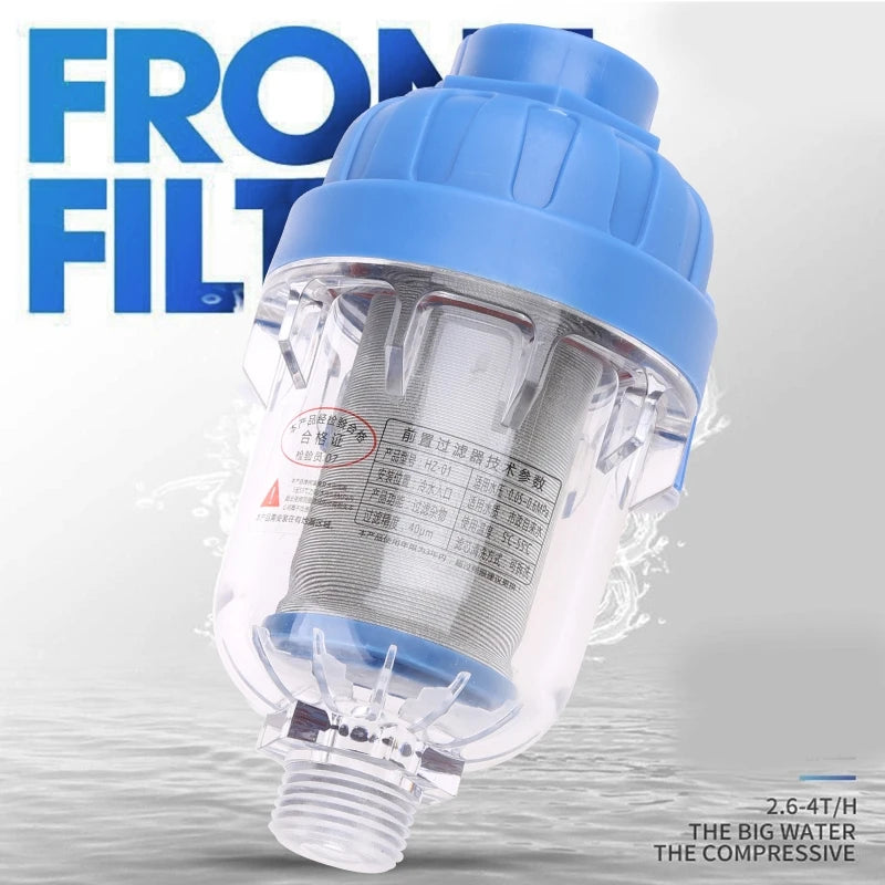 Universal Water heater Pre-Filter Water Filter Household Anti-scaling Purifier Shower Washing Machine Filter Tap Strainer