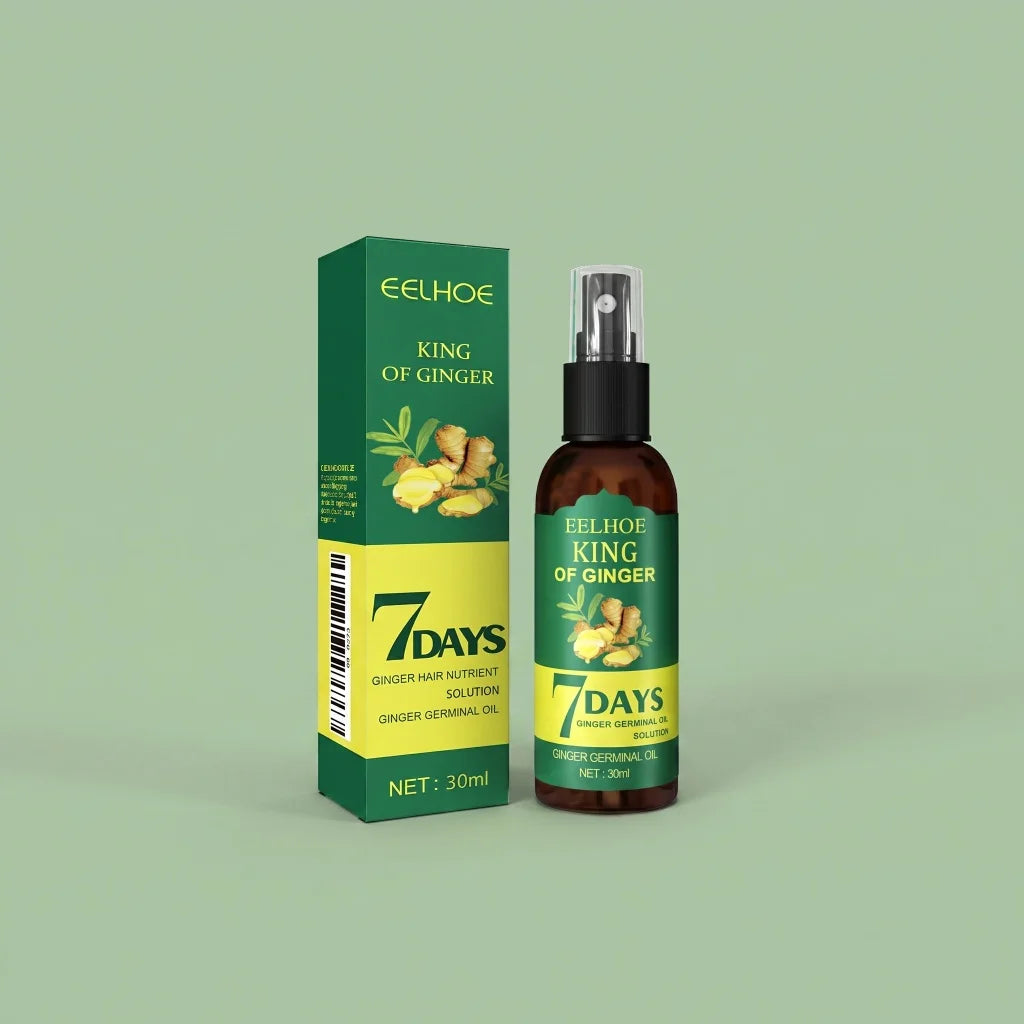 Ginger Germinal Hair Spray Nourish Scalp Strengthen Weak Hair Roots Improve Thin Brittle Hair Mild Daily Scalp Care Liquid 30ml