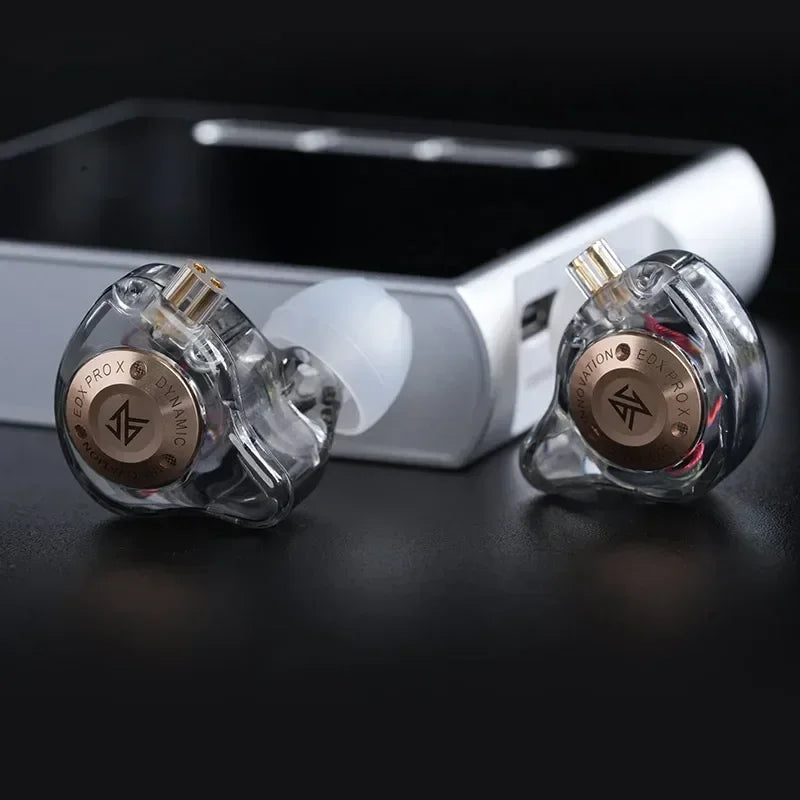 KZ EDX PRO X Dynamic Drive Earphone HIFI Bass Earbud DJ Sport Music Cancelling Headsets 2PIN Cable KZ ZSTX ZSN PRO X EDC EDA ZVX