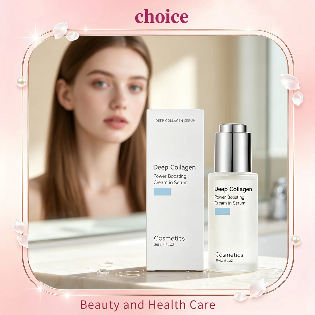 Deep Collagen Serum Lifting Facial Rejuvenation Enhanced Skin Elasticity Lightweight Gentle Pore Refining Facial Skin Care Serum