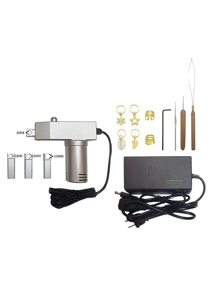 Portable Dreadlock Machine Automatic Braiding Machine DIY Hair Styling Dreadlocks Braiding Electric Dreadlocks Maker