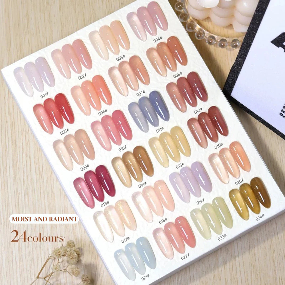 1-24pcs TC Autumn And Winter Sweet Bright Gold Wealth Gold Cat Eye Gel Nail Polish Versatile And Elegant Nail Art Nail Supplies