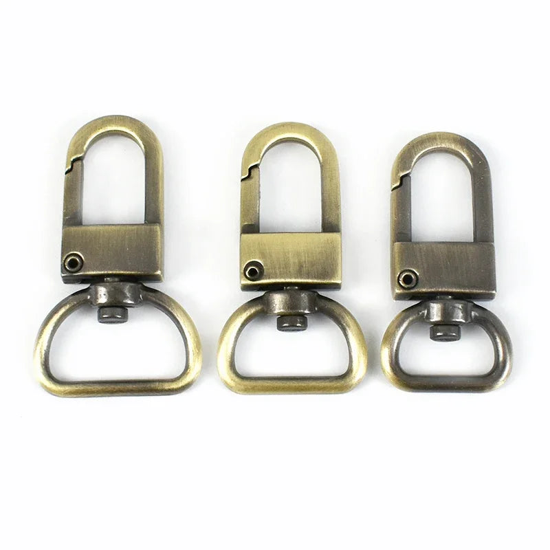 5/10/20pcs Meetee 13-19mm Bag Metal Belt Strap Buckles Carabiner Snap Spring Hook Lobster Clasp Dog for Purse DIY Leather Craft