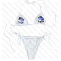 Fashion Emo Girls Gothic Printing Sexy Bikini Retro Punk Printing Woman Sexy Bikini Y2k Style Print Sexy Bikini Sexy Bikini 90s
