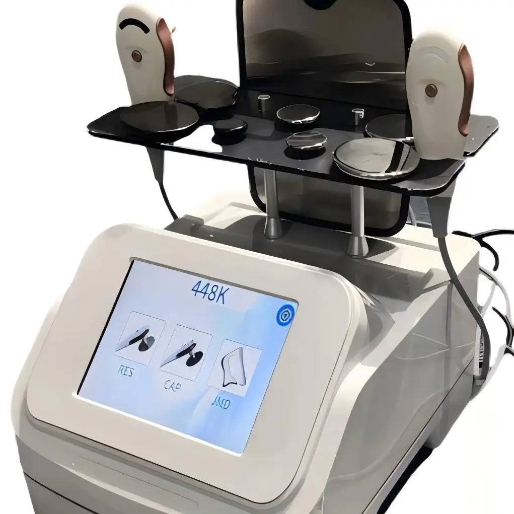 448KHZ Tecar Therapy RET CET JDM Diathermy Machine Pain Relief Body Sliming Weight Loss Skin Deep Health Care System Portable EC