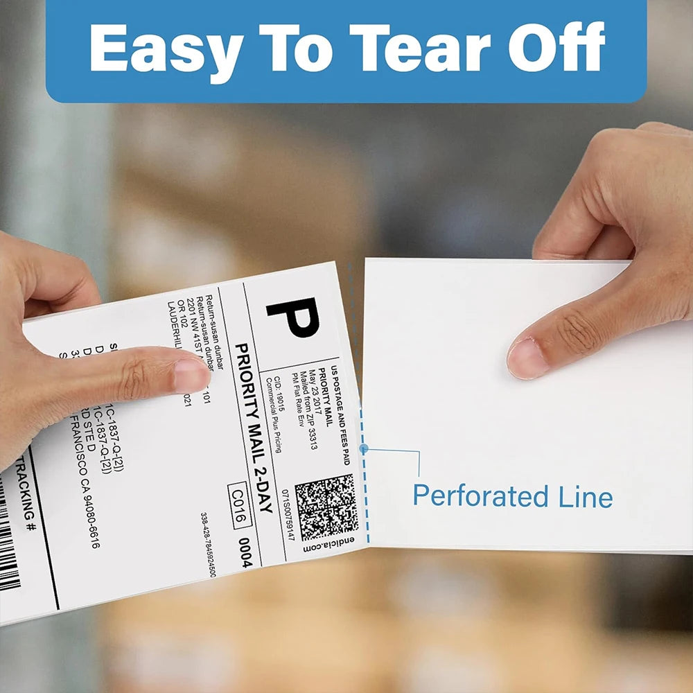 4x6Inch Shipping Labels For Thermal Shipping Label Printer 100/500PCS 100x150mm Thermal Label Paper For Business Express Waybill