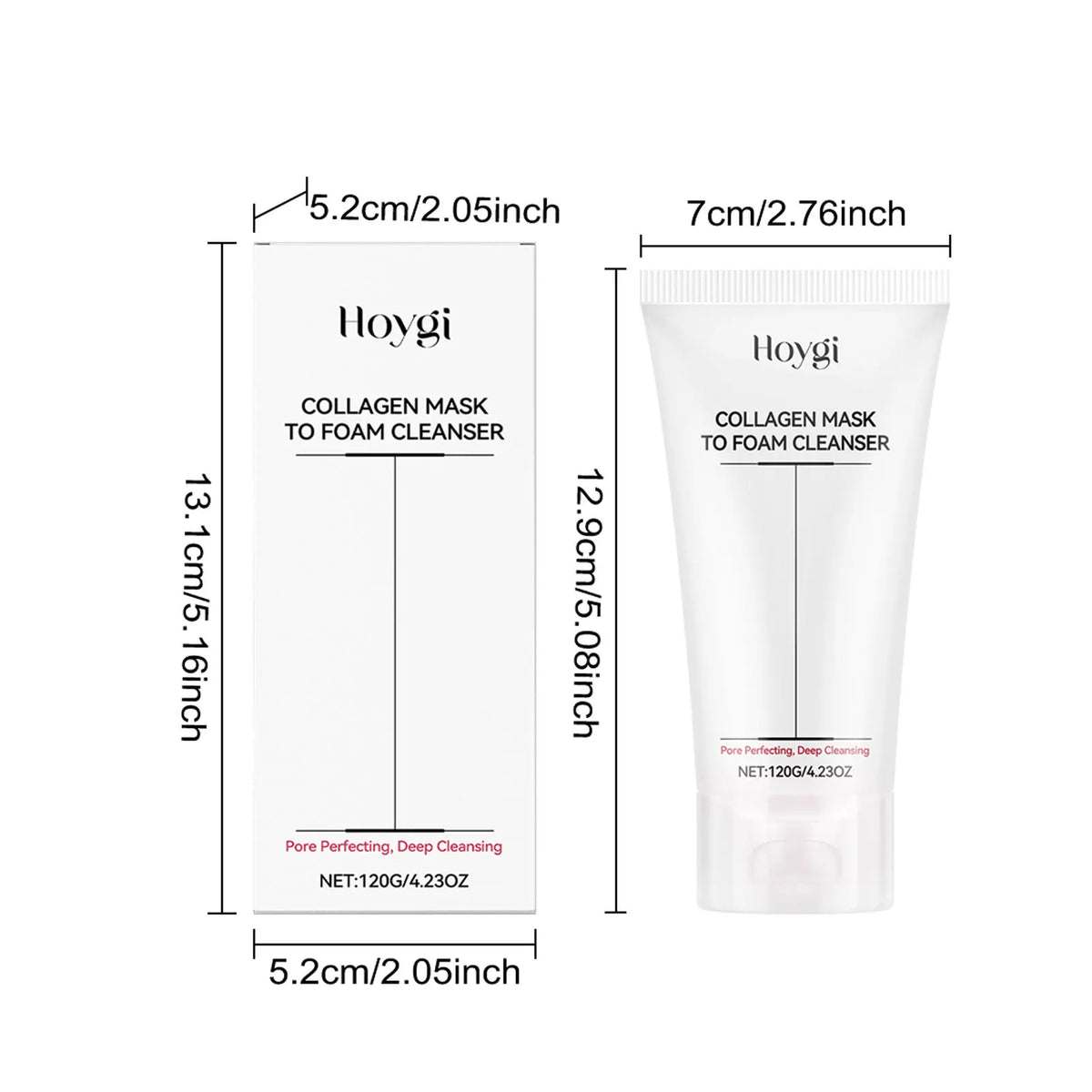 Multi-Option Facial Cleanser Oil Control Brightening Skin Cleansing Moisturizing Blackhead Remove Skincare Face Wash Foam Face