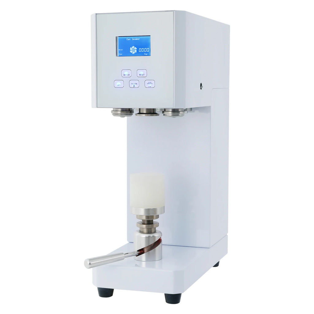 370W Automatic Milk Drink Bottle Sealer Cans Sealing Machine, Beverage Seal Machine LED Display