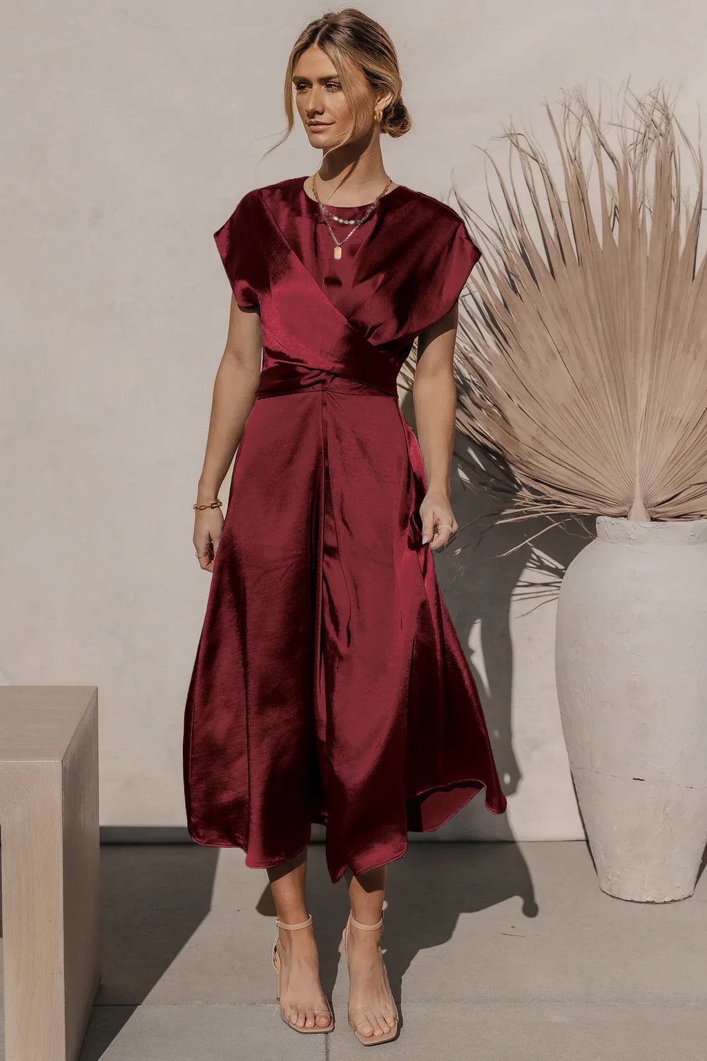 High Quality Spot Wholesale Fashion Summer Women Clothing High-end Satin Binding Elegant Drape Light Evening Dress Vestidos Y2k