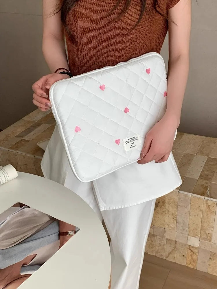 cute Laptop Sleeve Case Bag Portable Computer Cover Bag Tablet Pouch For Ipad 9.7-11 Macbook Air Pro 13 14 15 15.6 16 Inch Cover