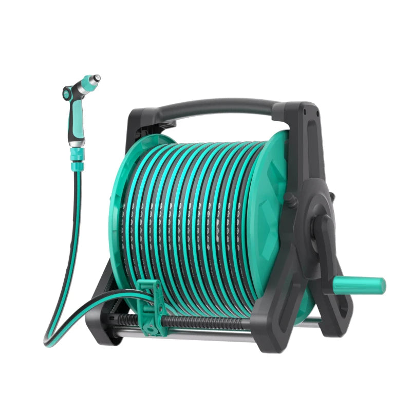 Wholesale 30m 40m Hose Storage Rack Garden Hose Reel High Pressure Garden Water Hose Reel For Outdoor Lawn Backyard
