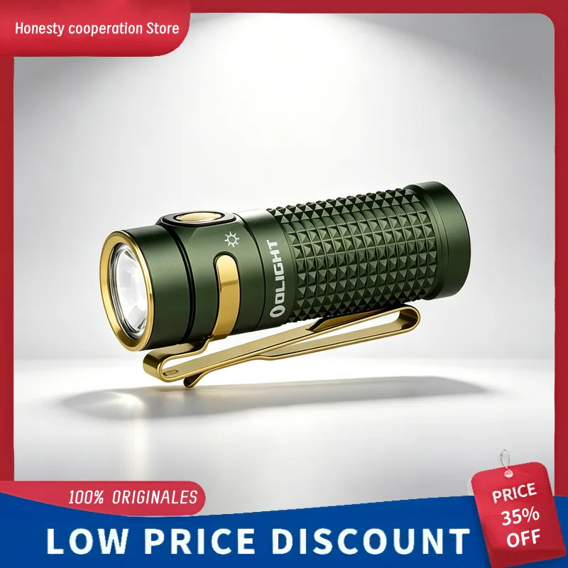Olight Baton 4 1300 Lumens Super Bright Portable Edc Flashlight Rechargeable For Outdoor Camping Hiking Emergency Daily Use