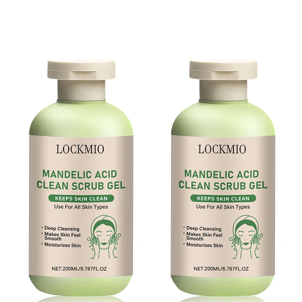 Mandelic Acid Clean Scrub Gel Gentle Exfoliator Dead Smooth Skin Care Product Deep Clean Scrub Improve Facial Texture Appearance