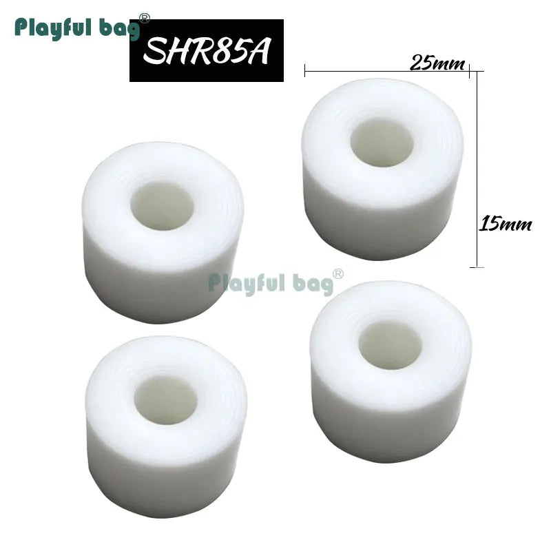 4-Wheel Skateboard Truck Mount - PU High Rebound Shock Absorber for Longboard Skateboard - Polyurethane Cushion Pads Set AMA65