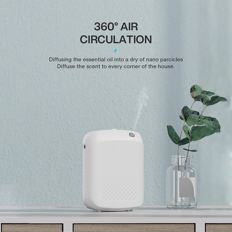 Room Fragrance Diffuser Wall Mounted Hotel Air Freshener Bluetooth Flavoring Diffuser For Essential Oil Electric Smell For Home
