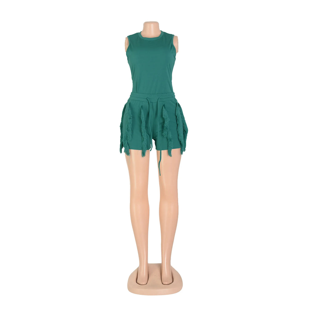 Short Sets Women Two Piece Set Women Outfit 2023 Summer Outfits for Woman 2023 2 Pieces Sets Crop Top Shorts Summer Clothes