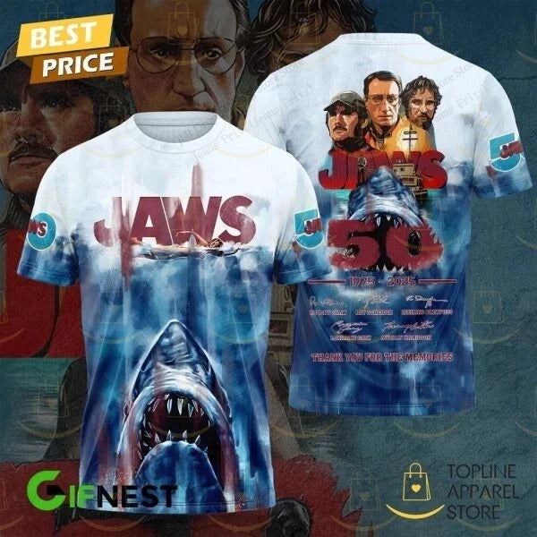 Movie "Jaws" featuring shark pattern 3D Sport Quick-dry Breatha men T-shirt outdoor street casual Fashion Parent-child Clothing