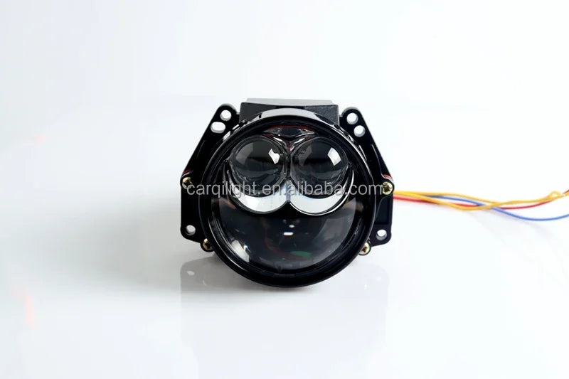 CQL KVISUAUTO 3 inch R12 47w 55w double matrix bi led projector lamp lens