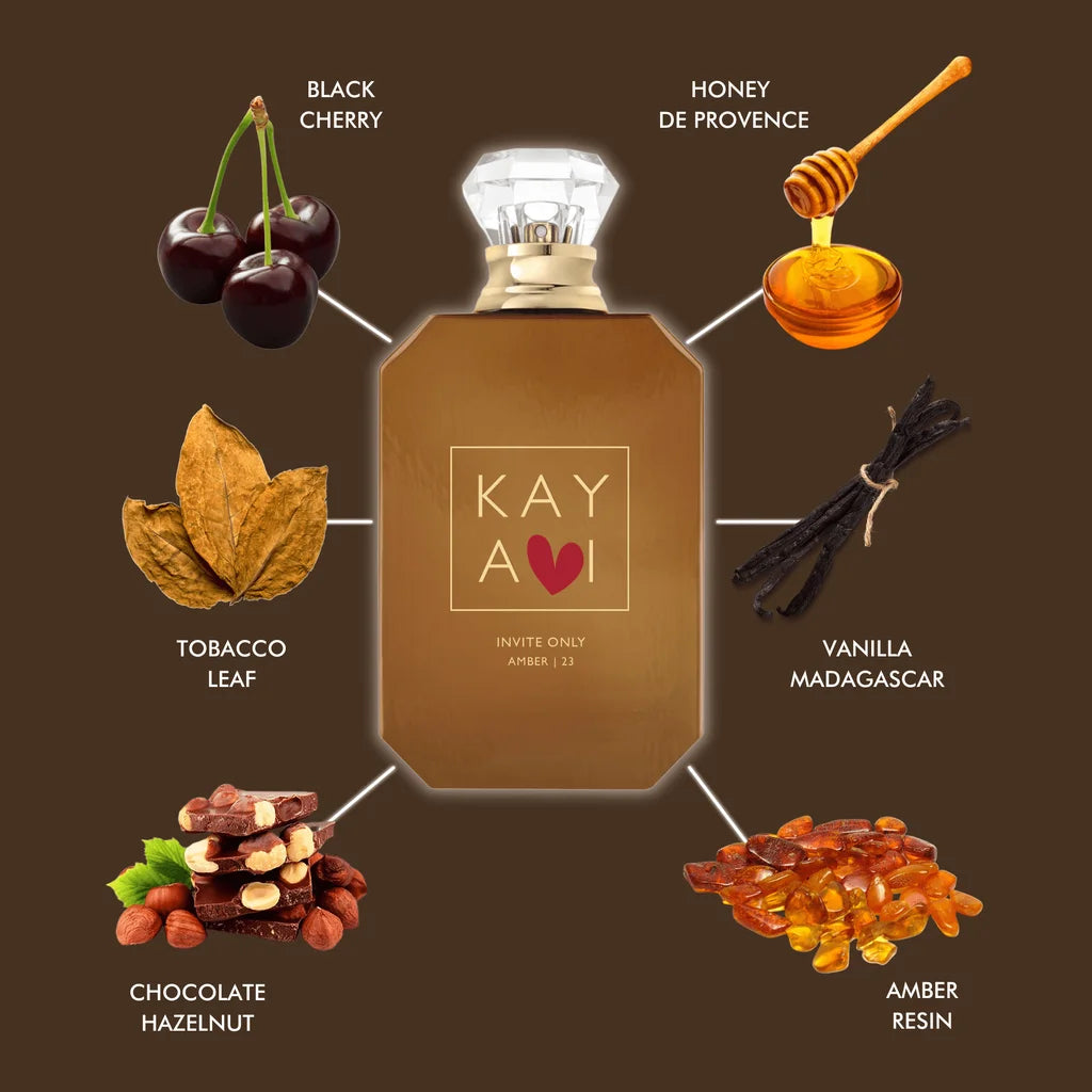 Unisex Eau de Parfum Spray 100ml, Warm Amber Woody Scent, Rich Spicy Sweet Fragrance Spray for Party Evening Gift Choice