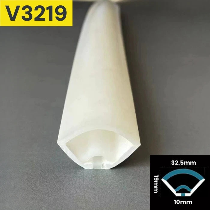 V-Shaped LED Neon Rope Lamp Flexible Silicone Tube Diffuser Channel DC12V Waterproof Cabinet Stair Corner Decor Neon Strip Light