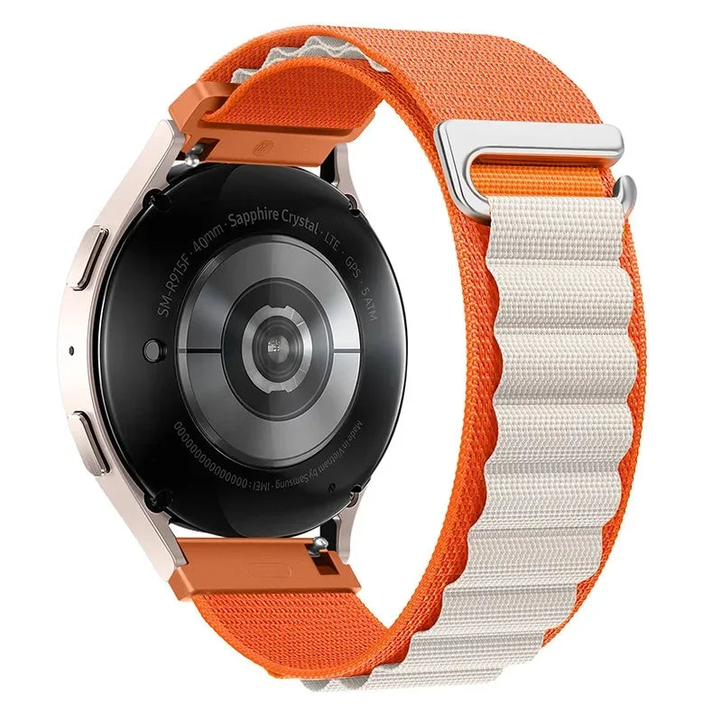 20mm 22mm Alpine Nylon Loop Band For Realme Watch 5/S/3 Oneplus Watch Lite/3/2/2R Comfortable Strap For Xiaomi Watch 5/S4-3-2-1