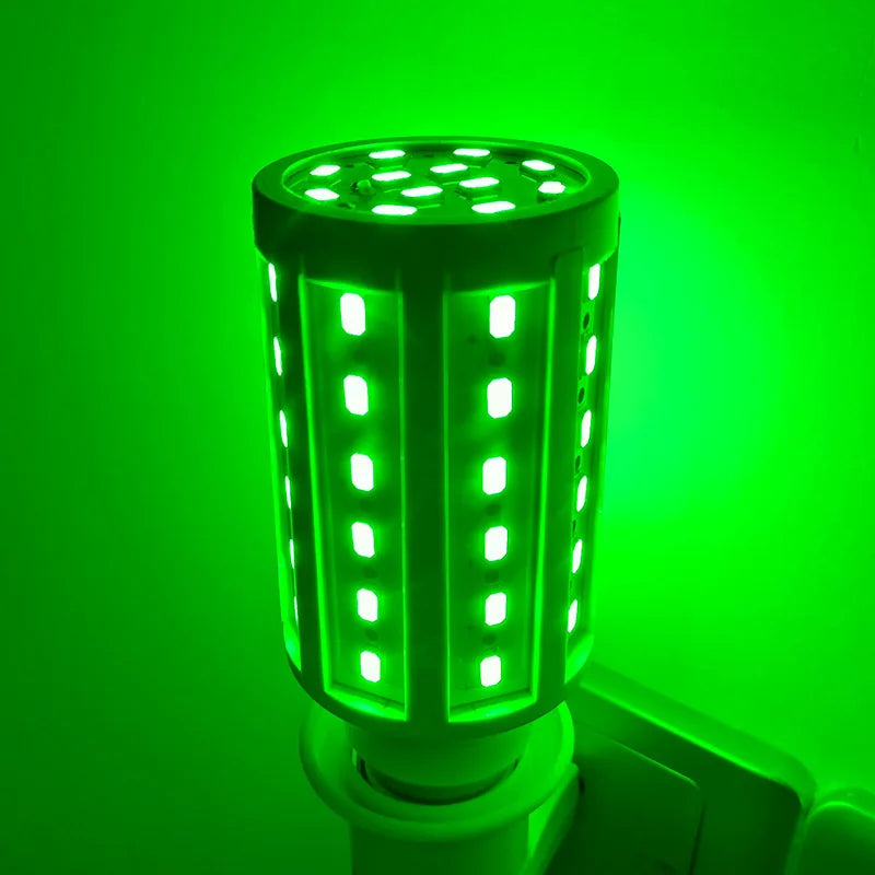Indoor Lighting Home Lamp 5W/10W/15W/20W AC85-265V Spot Lamp E27 Red/Blue/Green/Yellow Led Corn Bulb Lampada Decorative Light