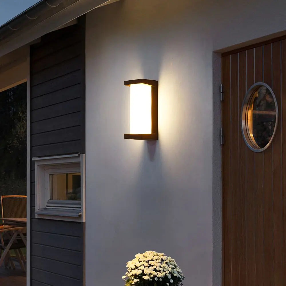 Outdoor LED Wall Lamp Waterproof Exterior Wall Light For Porch Garage Garden Courtyard Villa Indoor Wall Lamp Light 110V 220V