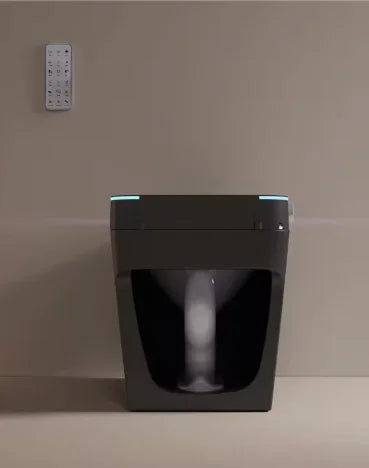 110V/220V Modern Electric Intelligent Smart Wc Toilet Bowl Automatic Black Smart Toilet with Bidet Seat Heating