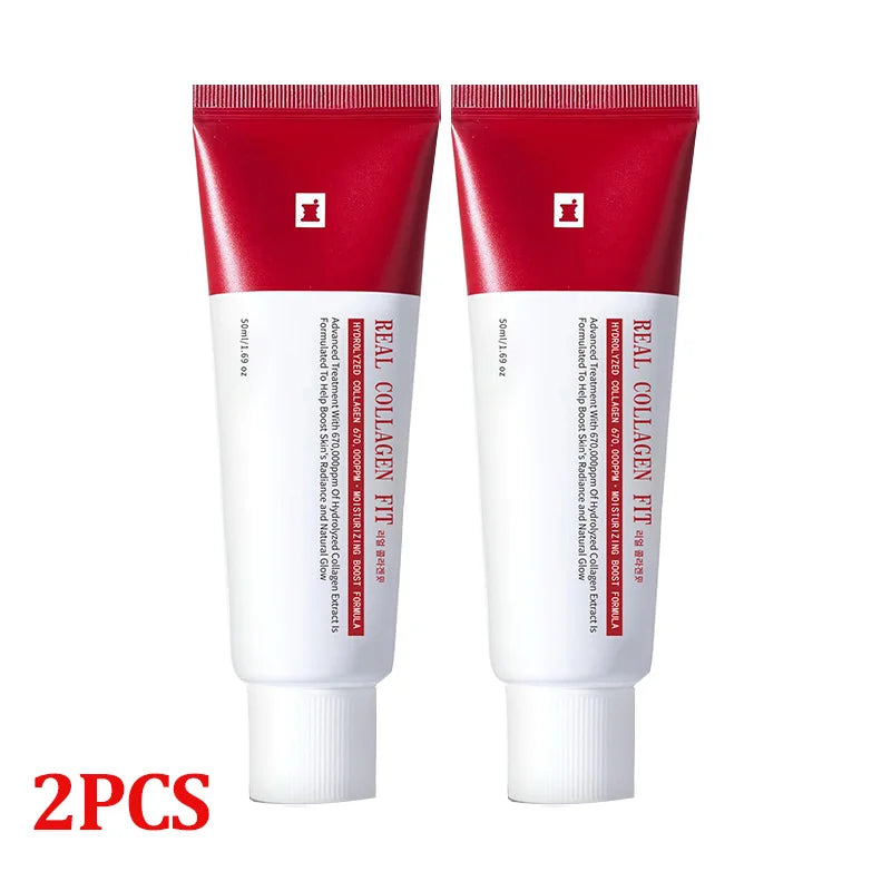 2pcs Collagen Facial Peel-Off Mask Hydrating Firming Moisturizing Mask For Elasticity Reduces Sagging Dullness Hydrating