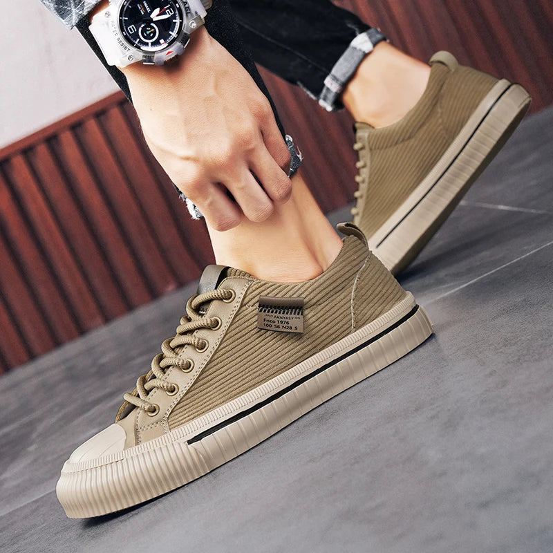 Fashion Men's Walking Sneakers Outdoor Man Casual Shoes Breathable Lightweight Board Shoes Platform Sport Footwear Running Shoes