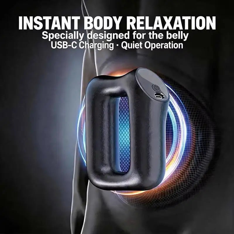 Electric rolling percussion massager Fascia Ring Belt Fat Burning BodyShaping HIGH FREQUENCY Kneading VIBRATION Fatigue relief