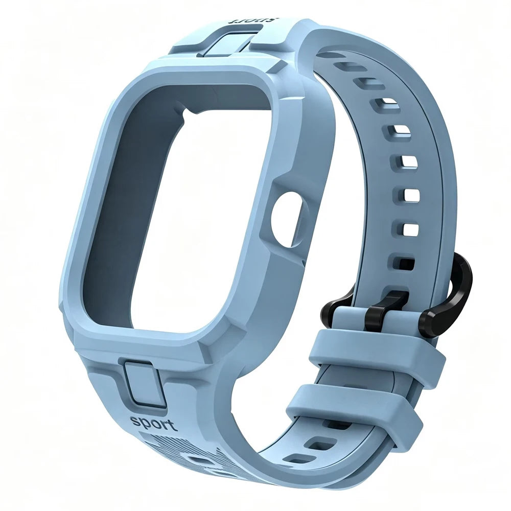 Silicone Case+Strap for Redmi Watch 4 5 6 Band Accessories Sports Integrated Bracelet Correa+Cover for Redmi Watch 6/5/4