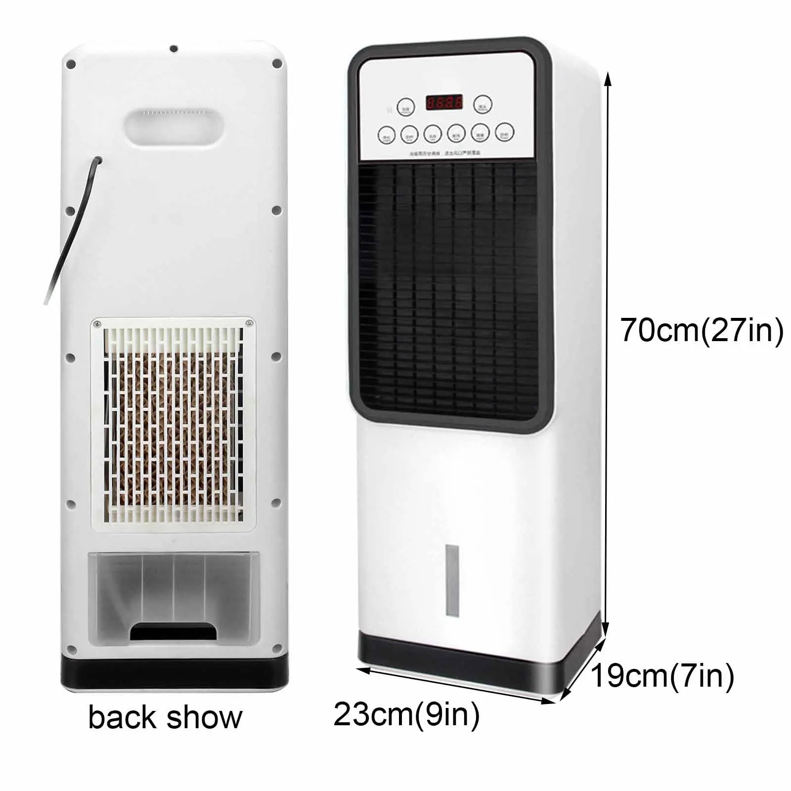 Portable Air Conditioner with Built-in Dehumidifier And Heat for Ft Remote Control Energy Efficient AC Unit