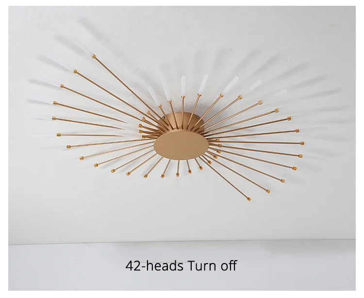 Nordic Minimalist Round LED Ceiling Chandelier Lamps Living Gold Pendant Light Bedroom LED Hanging Lamps Kitchen Home Decoration