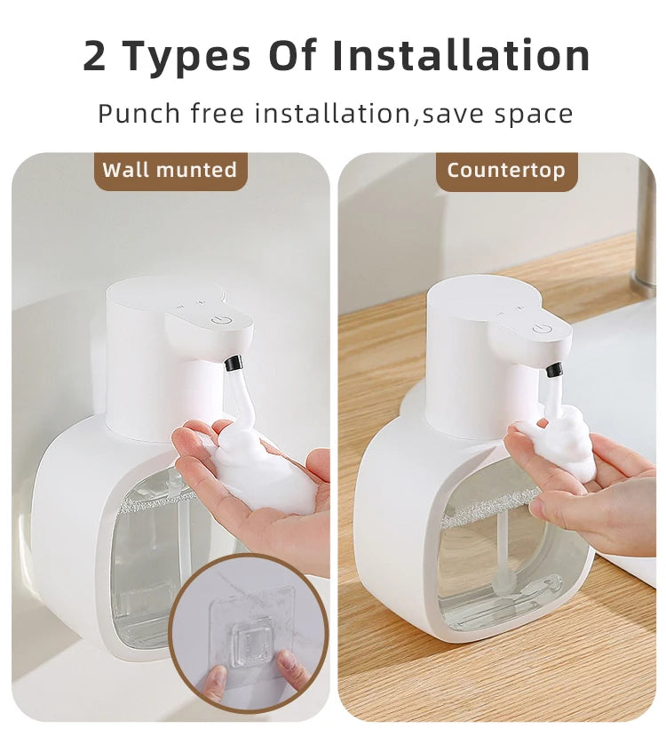 New smart sensor soap dispenser, automatic hand washer, electric foam hand sanitizer, detergent soap dispenser