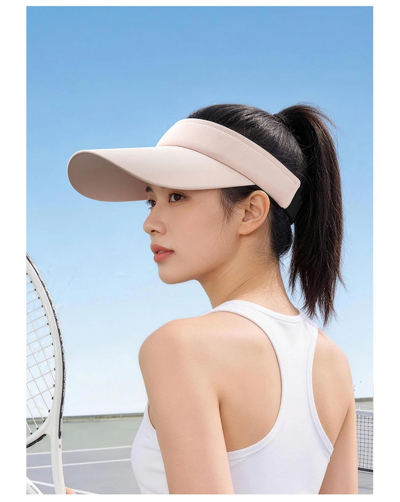 "Air-crowned hat, sunshade hat, marathon running hat, summer outdoor sunscreen sun hat"