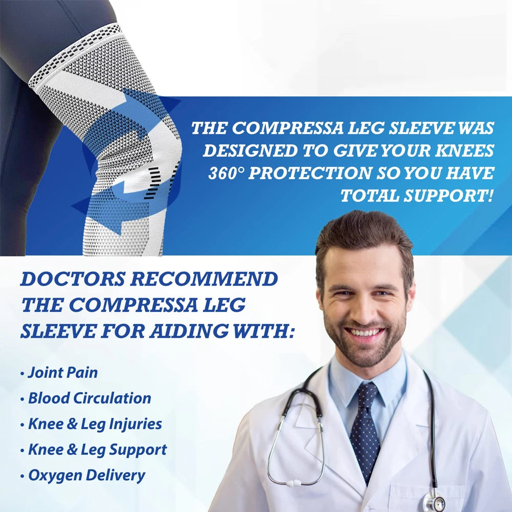 1pc Long Compression Leg Sleeves Full Leg Sleeves Full Compression Knee Sleeves Knee Braces Knee Support for Men Women Arthritis